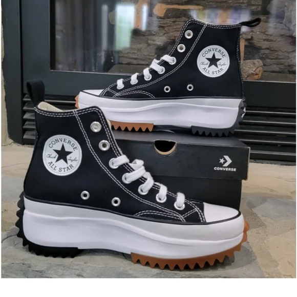 Converse Shoes - Converse Black Platform High-Top Sneakers—-NO BOX